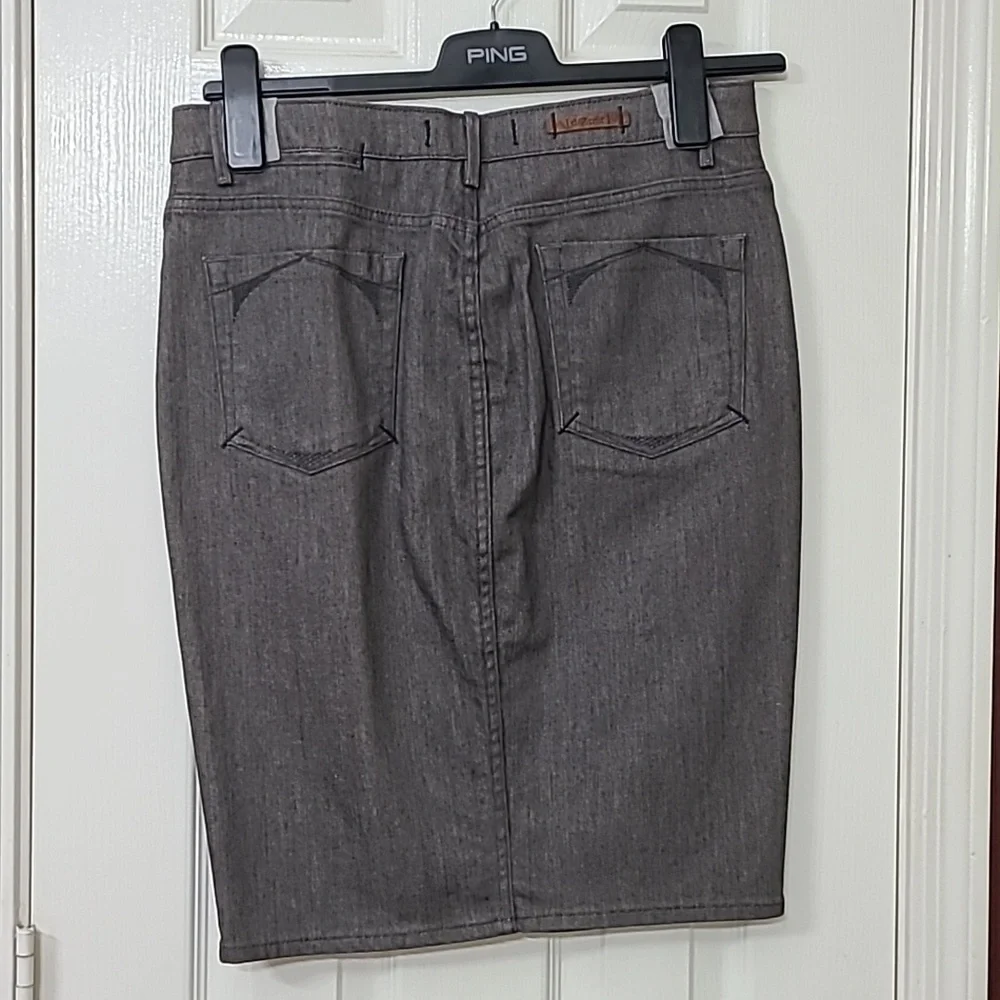 Y2k Deener Gray Denim Skirt NWT